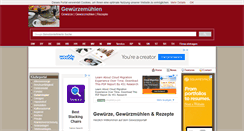 Desktop Screenshot of gewuerzemuehlen.de